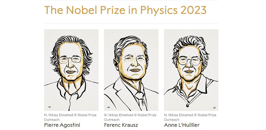 2023年ノーベル物理学賞、アト秒光科学を評価
